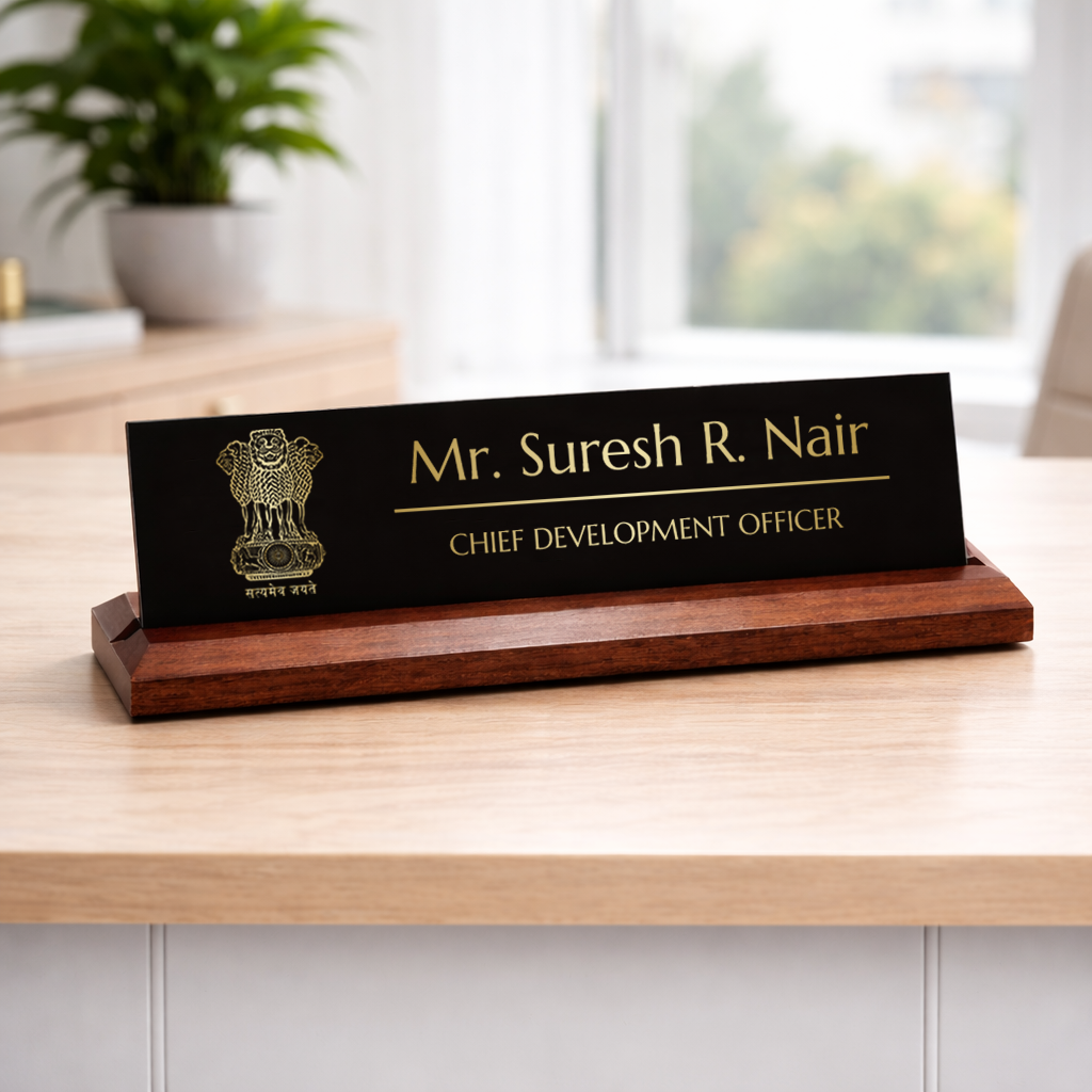 Chartered Accountant (CA) - Office Desk Name Plate