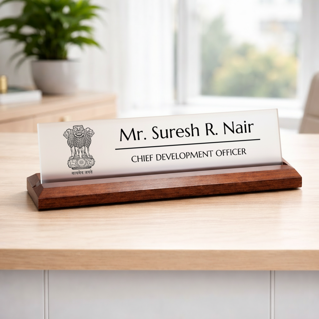 Chartered Accountant (CA) - Office Desk Name Plate
