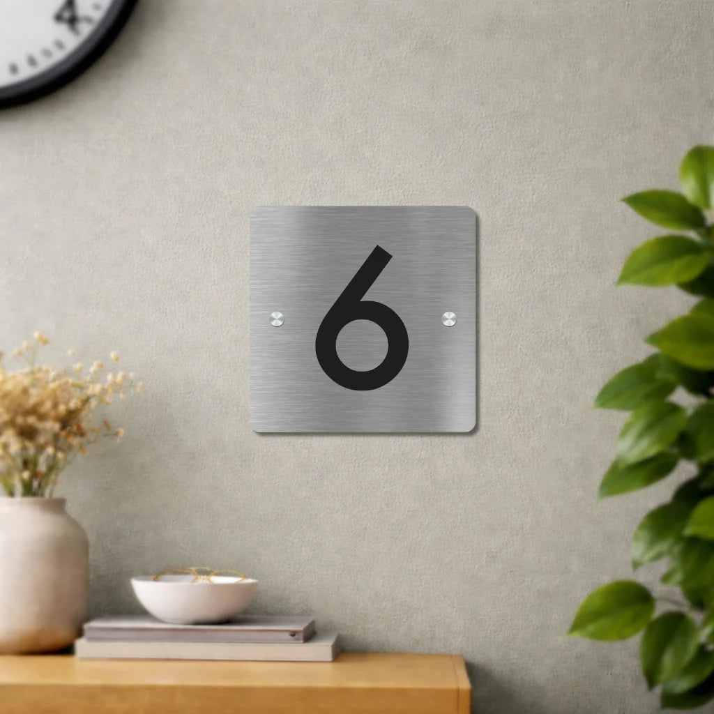 House Number/Name Plate - (Stainless Steel)