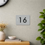 House Number/Name Plate - ( Frosted White )