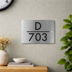 House Number/Name Plate - (Stainless Steel)