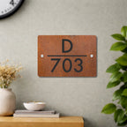 House Number/Name Plate - (Rusty Effect)