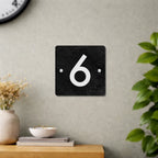 House Number/Name Plate - (Black Granite Stone Effect)
